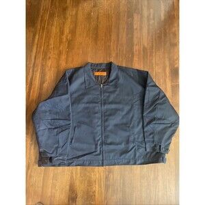Red Kap Quilted Perma-Lined Navy Shop Jacket Size 7XL-RG JT22NY NEW Mechanic
